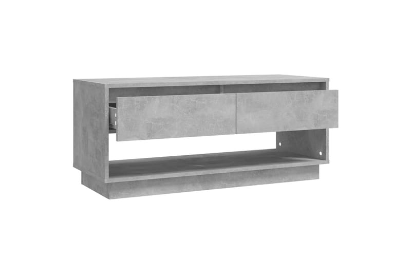 tv-bord 102x41x44 cm spånplade betongrå - Grå - Møbler - TV borde & mediemøbler - TV-borde