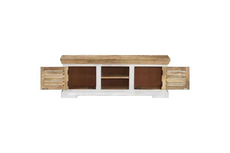 tv-bord 110x30x40 cm massivt mangotræ - Brun - Møbler - TV borde & mediemøbler - TV-borde