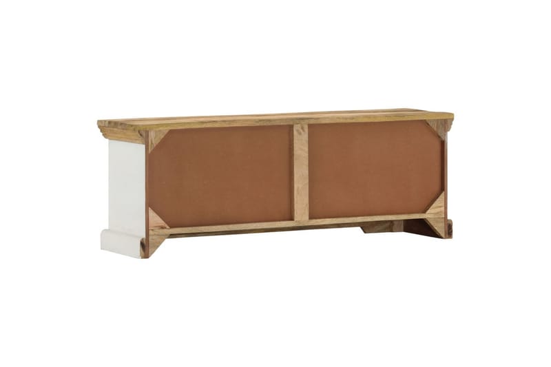 tv-bord 110x30x40 cm massivt mangotræ - Brun - Møbler - TV borde & mediemøbler - TV-borde