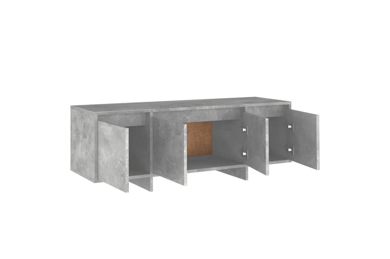 tv-bord 120x30x40,5 cm spånplade betongrå - Grå - TV-borde