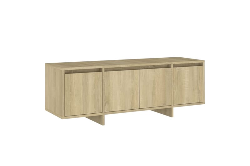 tv-bord 120x30x40,5 cm spånplade sonoma-eg - Beige - TV-borde