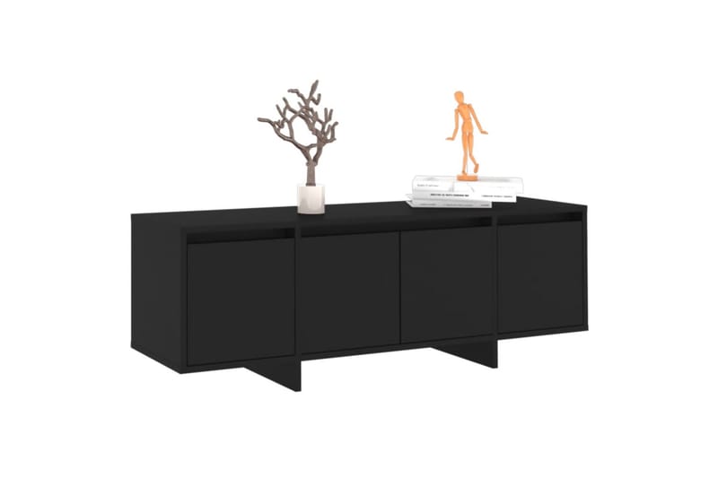 tv-bord 120x30x40,5 cm spånplade sort - Sort - Møbler - TV borde & mediemøbler - TV-borde