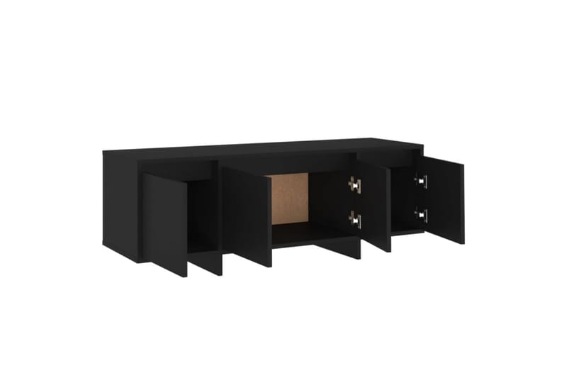 tv-bord 120x30x40,5 cm spånplade sort - Sort - Møbler - TV borde & mediemøbler - TV-borde