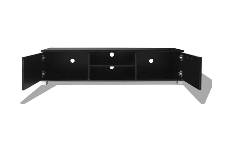 Tv-Bord 140 X 40,3 X 34,7 Cm Sort Højglans - Sort - Møbler - TV borde & mediemøbler - TV-borde