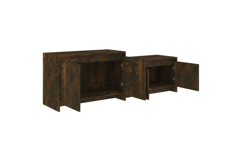 tv-bord 146,5x35x50 cm spånplade røget eg - Brun - Møbler - TV borde & mediemøbler - TV-borde