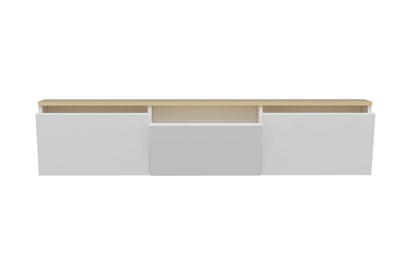 Tv-bord 160 cm Hvid/ Eg - Møbler - TV borde & mediemøbler - TV-borde