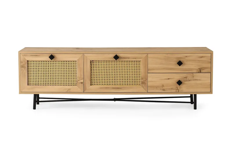 Tv-bord 180 cm Eg/ Sort, undefined
