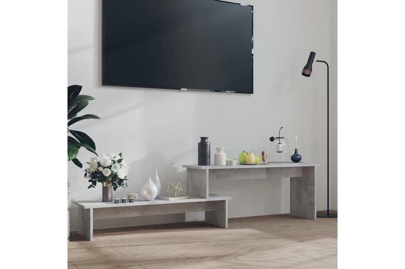 tv-bord 180x30x43 cm spånplade betongrå - Grå - Møbler - TV borde & mediemøbler - TV-borde