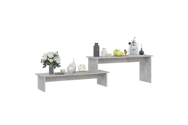 tv-bord 180x30x43 cm spånplade betongrå - Grå - Møbler - TV borde & mediem�øbler - TV-borde