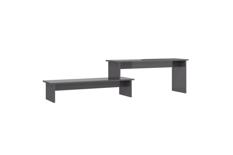 tv-bord 180x30x43 cm spånplade grå højglans - Grå - Møbler - TV borde & mediemøbler - TV-borde