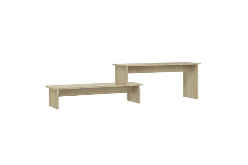 tv-bord 180x30x43 cm spånplade sonoma-eg - Brun - TV-borde