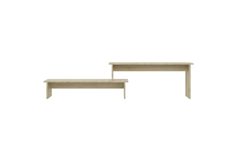 tv-bord 180x30x43 cm spånplade sonoma-eg - Brun - Møbler - TV borde & mediemøbler - TV-borde