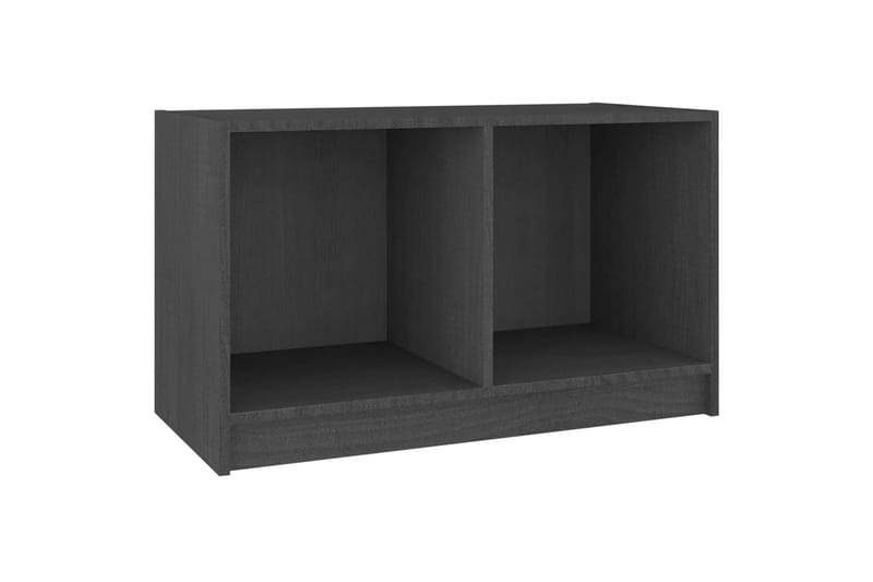 tv-bord 70x33x42 cm massivt fyrretræ grå - Grå - Møbler - TV borde & mediemøbler - TV-borde