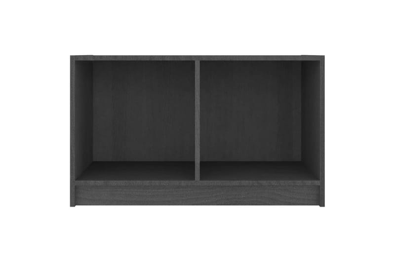 tv-bord 70x33x42 cm massivt fyrretræ grå - Grå - Møbler - TV borde & mediemøbler - TV-borde