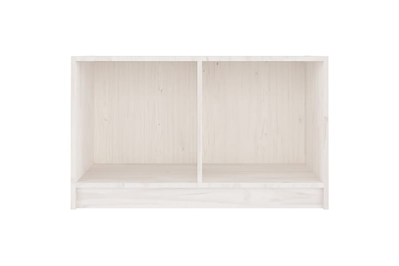 tv-bord 70x33x42 cm massivt fyrretræ hvid - Hvid - Møbler - TV borde & mediemøbler - TV-borde