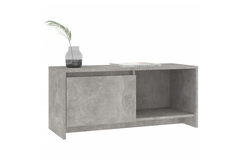 tv-bord 90x35x40 cm spånplade betongrå - Grå - TV-borde