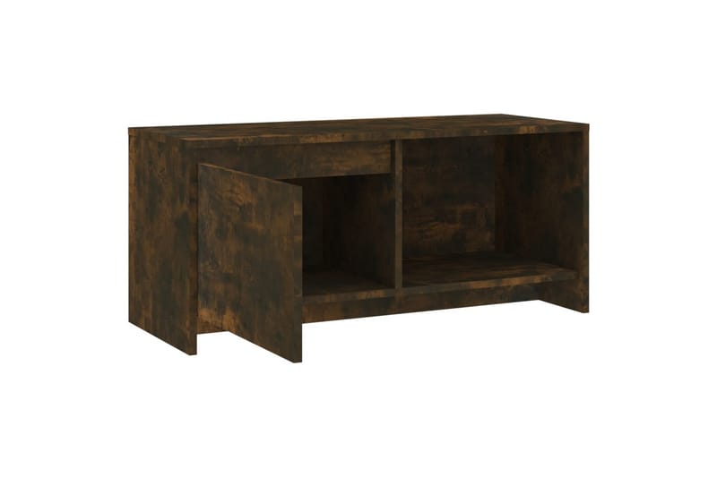 tv-bord 90x35x40 cm spånplade røget egetræsfarve - Brun - Møbler - TV borde & mediemøbler - TV-borde