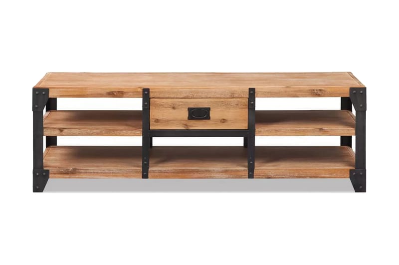 Tv-Bord Massivt Akacietræ 140X40X45 Cm - Brun - Møbler - TV borde & mediemøbler - TV-borde
