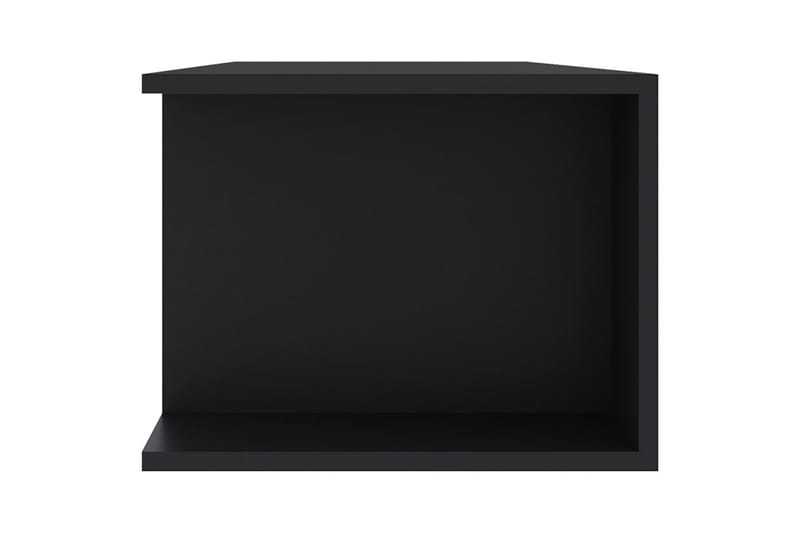 tv-bord med LED-lys 135x39x30 cm sort - Sort - Møbler - TV borde & mediemøbler - TV-borde