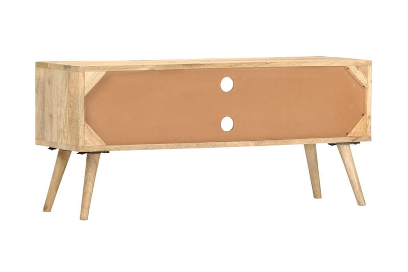 Tv-Skab 100 X 30 X 45 cm Massivt Mangotræ - Brun - Møbler - TV borde & mediemøbler - TV-borde