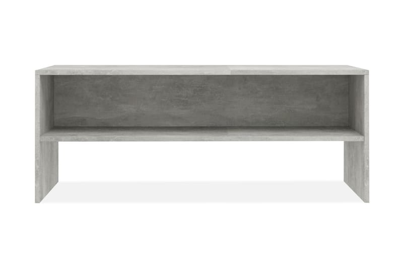 Tv-skab 100 x 40 x 40 cm spånplade betongrå - Grå - Møbler - TV borde & mediemøbler - TV-borde