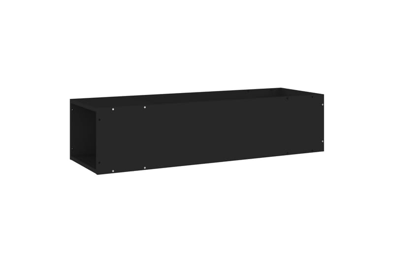 tv-skab 100x24x32 cm spånplade sort - Sort - TV-borde