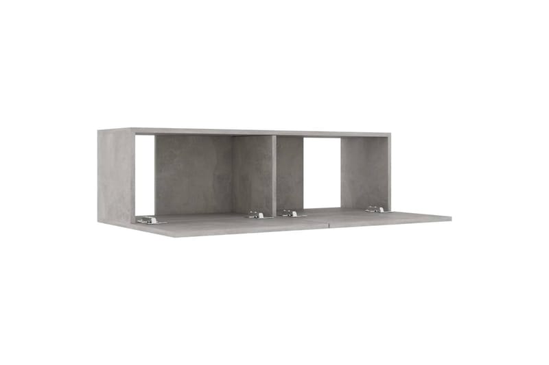 Tv-Skab 100x30x30 cm Spånplade Betongrå - Grå - TV-borde