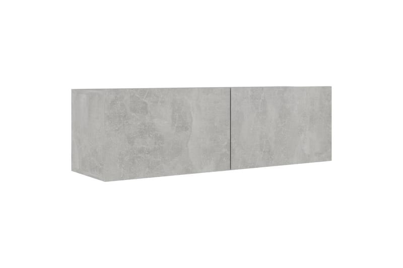 Tv-Skab 100x30x30 cm Spånplade Betongrå - Grå - Møbler - TV borde & mediemøbler - TV-borde