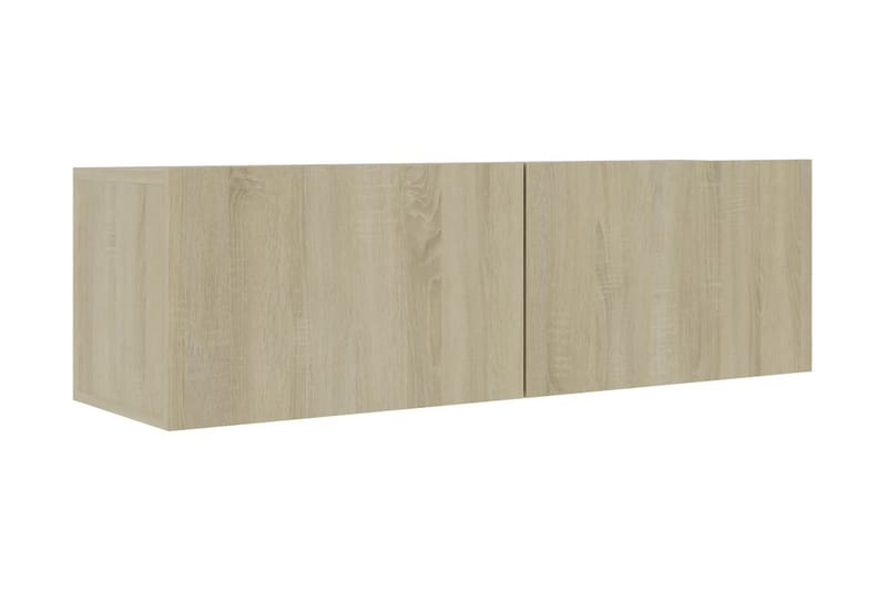 Tv-Skab 100x30x30 cm Spånplade Sonoma-Eg - Brun - TV-borde