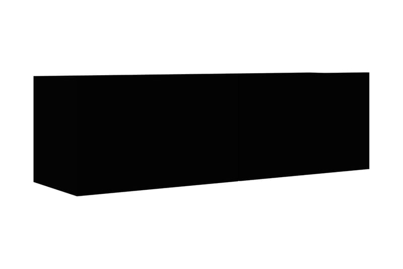 Tv-Skab 100x30x30 cm Spånplade Sort - Sort - Møbler - TV borde & mediemøbler - TV-borde