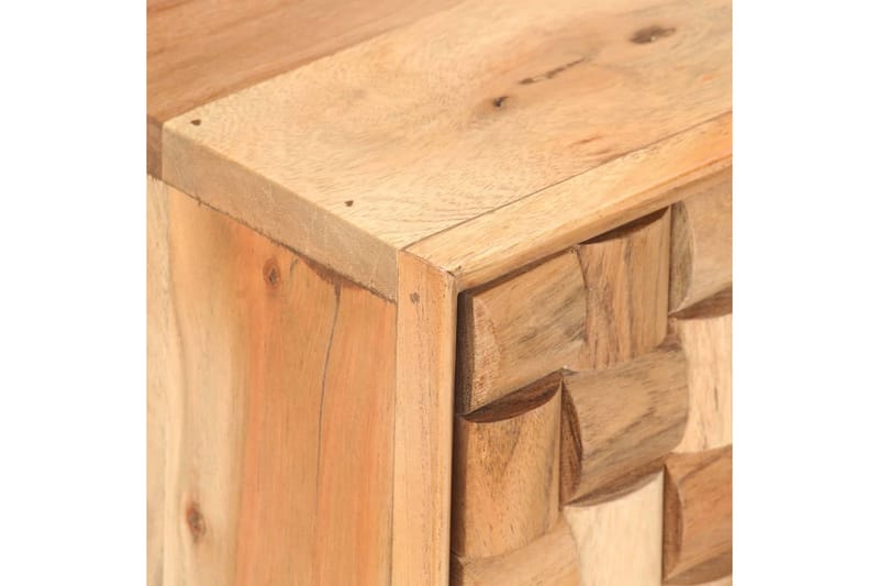 tv-skab 100x35x40 cm massivt akacietræ - Brun - Møbler - TV borde & mediemøbler - TV-borde