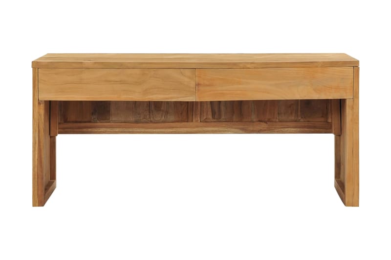 Tv-Skab 100x35x45 cm Massivt Teaktræ - Møbler - TV borde & mediemøbler - TV-borde