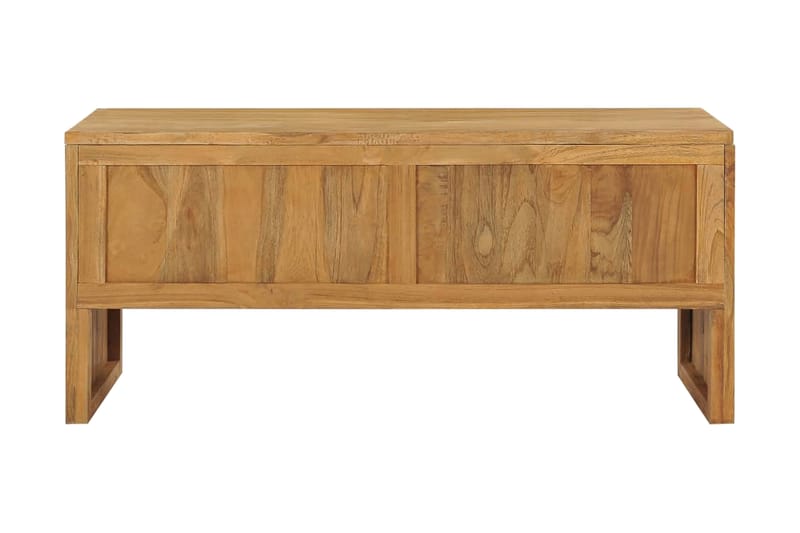 Tv-Skab 100x35x45 cm Massivt Teaktræ - Møbler - TV borde & mediemøbler - TV-borde