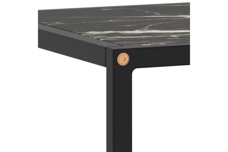 Tv-Skab 100x40x40 cm Marmorglas Sort - Sort - Møbler - TV borde & mediemøbler - TV-borde