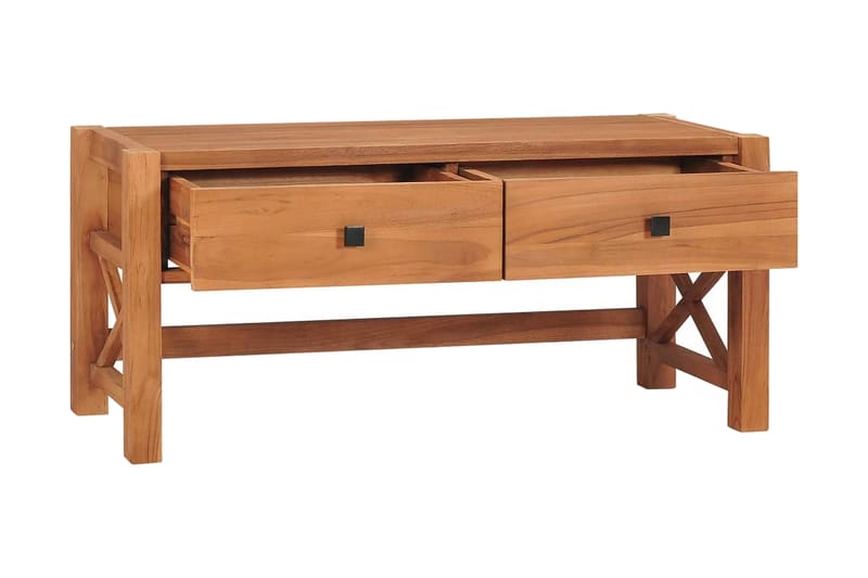 tv-skab 100x40x45 cm genanvendt teaktræ - Brun - Møbler - TV borde & mediemøbler - TV-borde