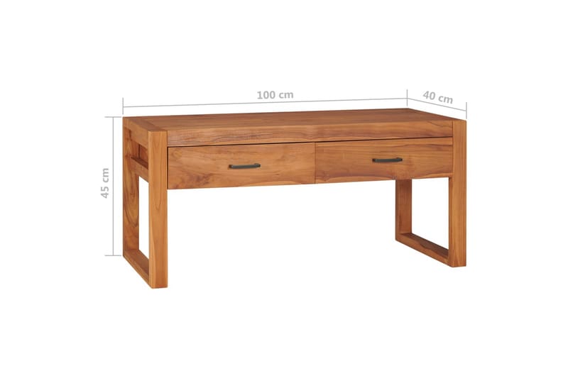 tv-skab 100x40x45 cm genanvendt teaktræ - Brun - Møbler - TV borde & mediemøbler - TV-borde