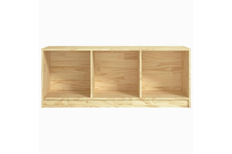 tv-skab 104x33x41 cm massivt fyrretræ - Brun - Møbler - TV borde & mediemøbler - TV-borde
