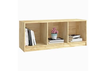 tv-skab 104x33x41 cm massivt fyrretræ - Brun - Møbler - TV borde & mediemøbler - TV-borde