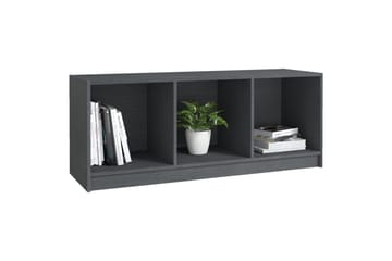 tv-skab 104x33x41 cm massivt fyrretræ grå - Grå - Møbler - TV borde & mediemøbler - TV-borde