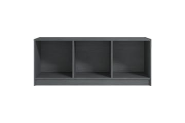 tv-skab 104x33x41 cm massivt fyrretræ grå - Grå - Møbler - TV borde & mediemøbler - TV-borde