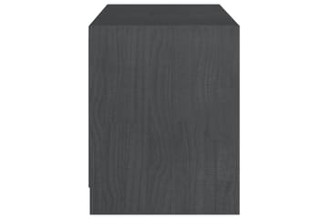 tv-skab 104x33x41 cm massivt fyrretræ grå - Grå - Møbler - TV borde & mediemøbler - TV-borde
