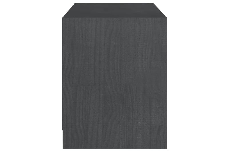 tv-skab 104x33x41 cm massivt fyrretræ grå - Grå - Møbler - TV borde & mediemøbler - TV-borde