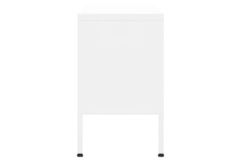 tv-skab 105x35x50 cm stål Hvid - Hvid - Møbler - TV borde & mediemøbler - TV-borde