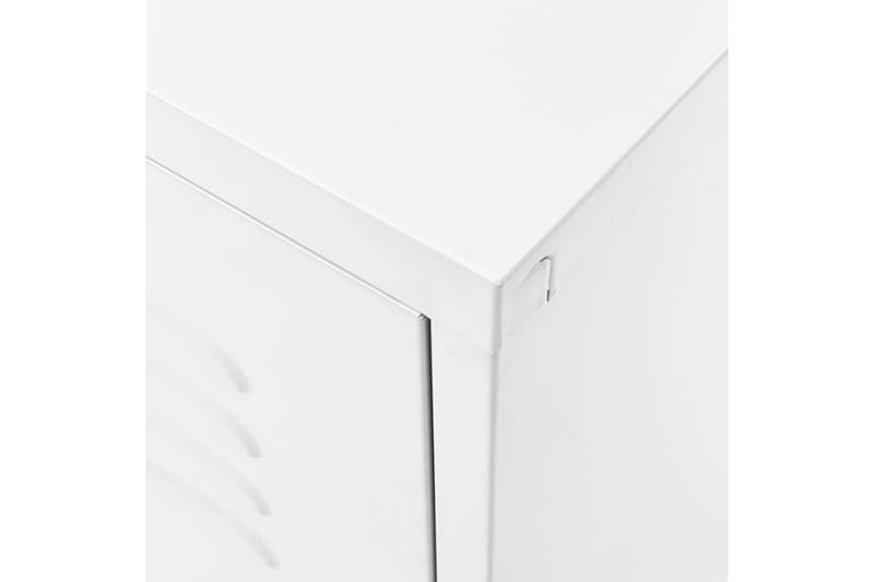 tv-skab 105x35x50 cm stål Hvid - Hvid - Møbler - TV borde & mediemøbler - TV-borde