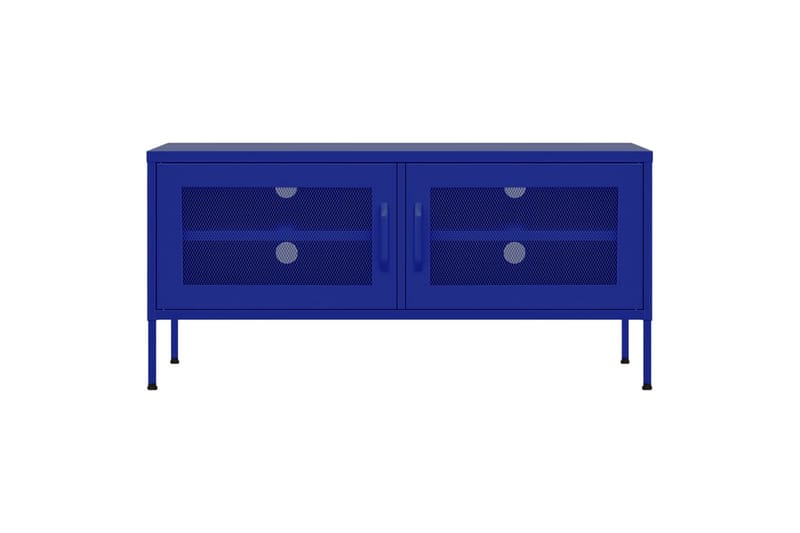 tv-skab 105x35x50 cm stål Marineblå - Blå - Møbler - TV borde & mediemøbler - TV-borde