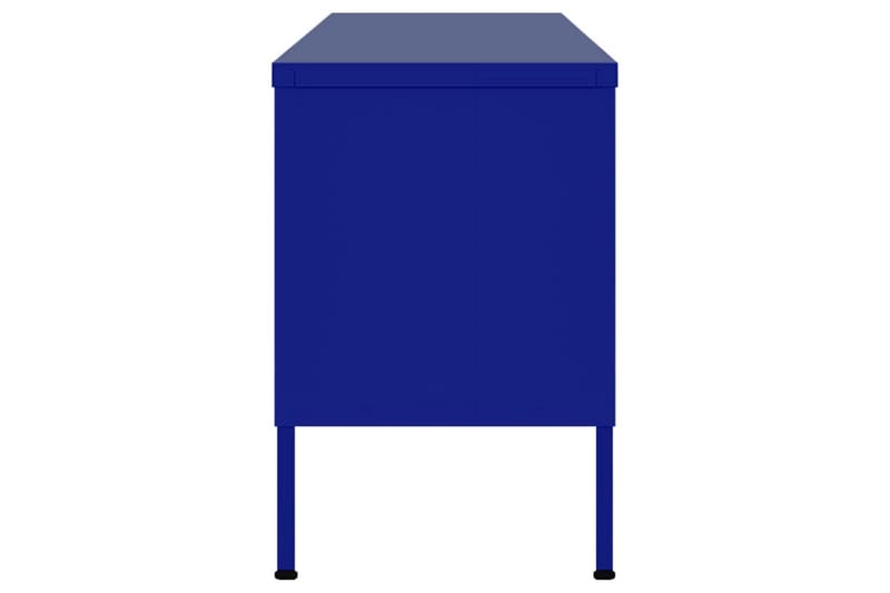 tv-skab 105x35x50 cm stål Marineblå - Blå - Møbler - TV borde & mediemøbler - TV-borde