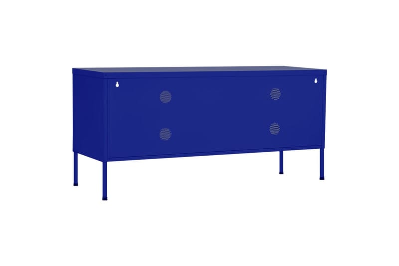 tv-skab 105x35x50 cm stål Marineblå - Blå - Møbler - TV borde & mediemøbler - TV-borde