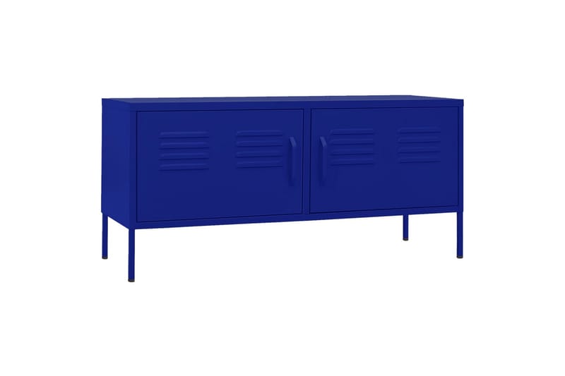 tv-skab 105x35x50 cm stål Marineblå - Blå - Møbler - TV borde & mediemøbler - TV-borde