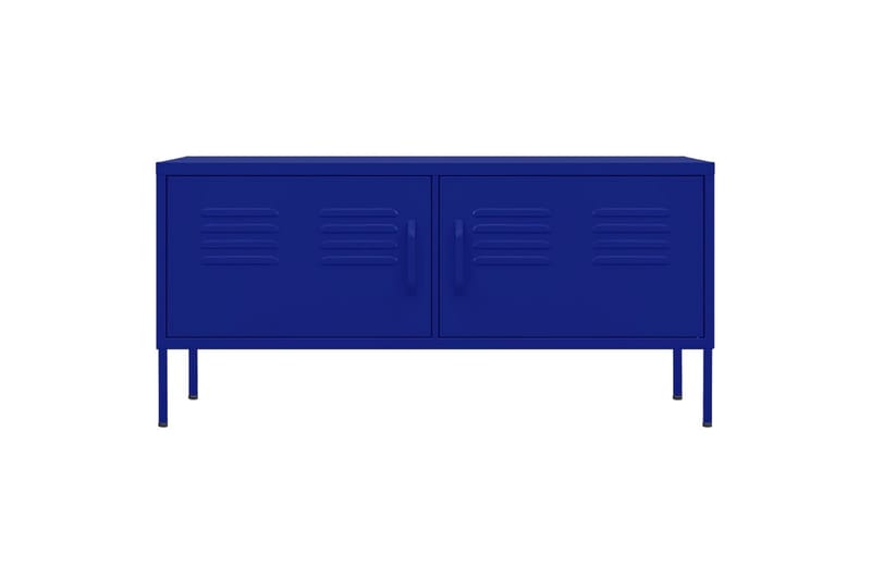 tv-skab 105x35x50 cm stål Marineblå - Blå - Møbler - TV borde & mediemøbler - TV-borde