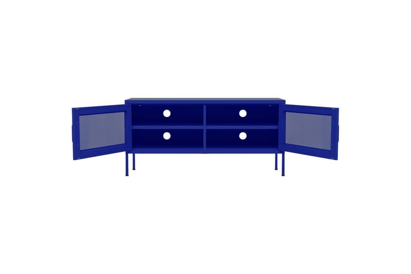 tv-skab 105x35x50 cm stål Marineblå - Blå - Møbler - TV borde & mediemøbler - TV-borde